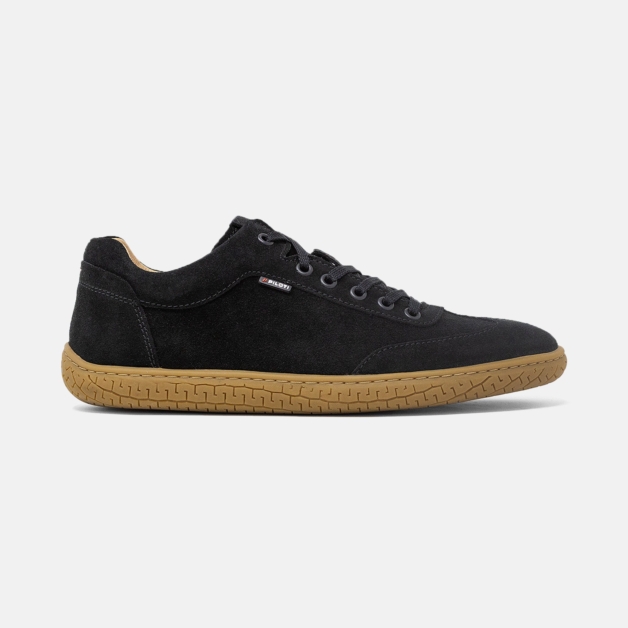 Men's Suede Shift Driving Trainer - Asphalt (Gum Sole)